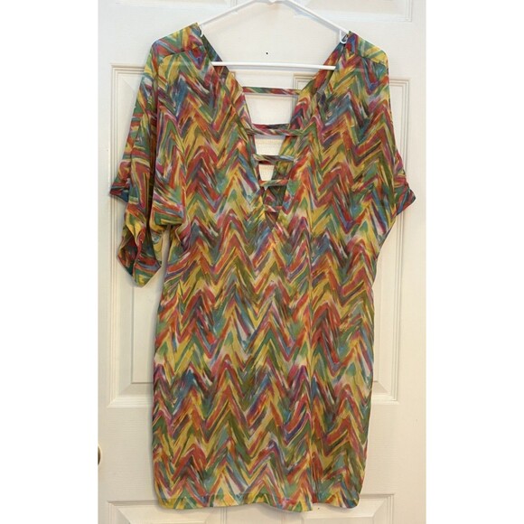 Peppermint Bay Other - Peppermint Bay Colorful Bathing Swim Suit Cover Coverup Size Small